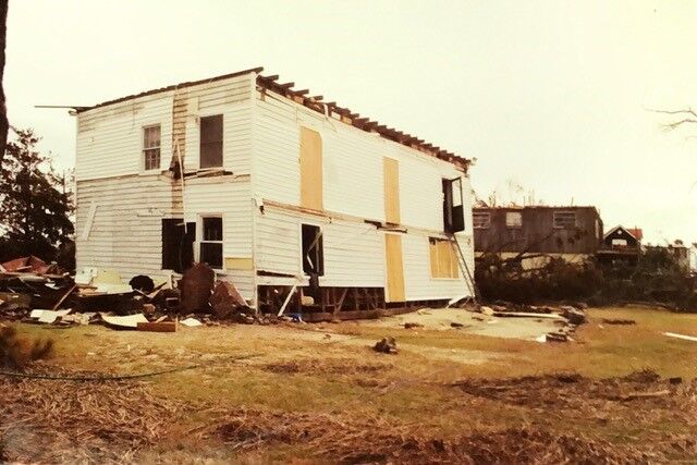 Sullivan's Island property after Hurricane Hugo